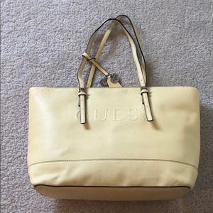 Yellow Guess purse